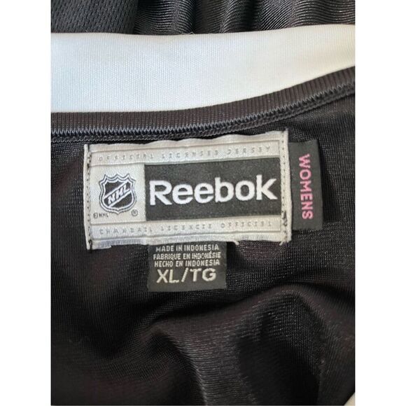 Reebok Women's Size XL Black LA Kings Long Sleeve Hockey Jersey Top - Picture 6 of 9